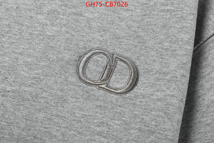 Clothing-Dior where can you buy a replica ID: CB7026 $: 75USD