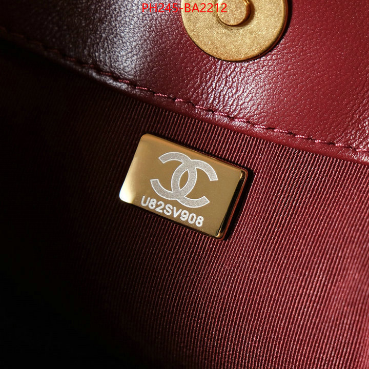 Chanel Bags(TOP)-Handbag- top perfect fake ID: BA2212 $: 245USD,