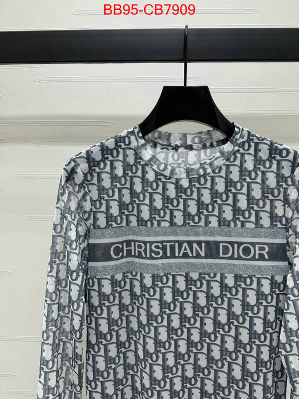 Clothing-Dior high quality online ID: CB7909 $: 95USD