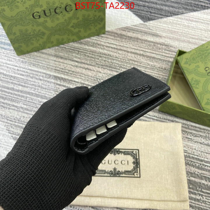 Gucci Bags(TOP)-Wallet- high quality perfect ID: TA2230 $: 75USD,