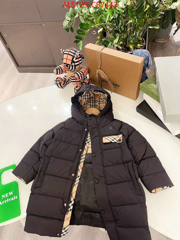 Kids clothing-Down jacket knockoff highest quality ID: CB7443 $: 129USD