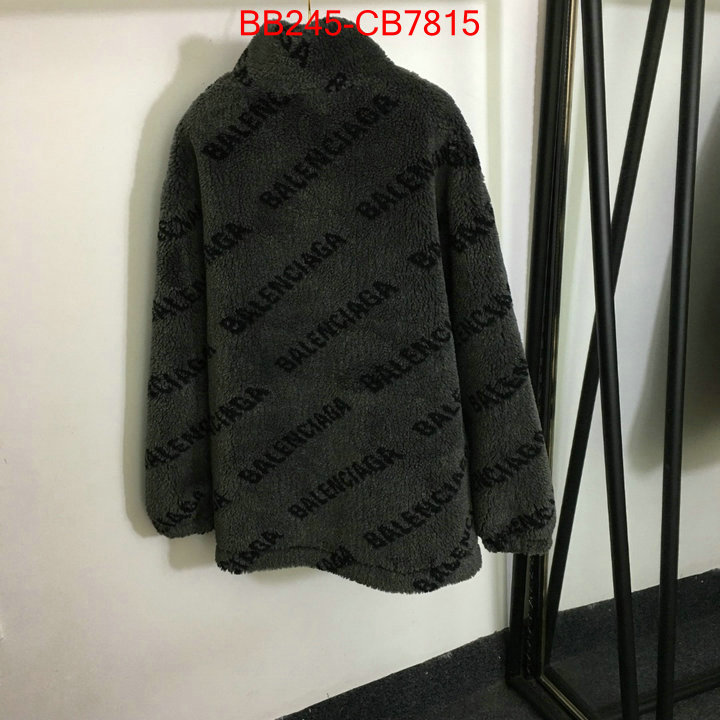 Clothing-Balenciaga cheap high quality replica ID: CB7815 $: 245USD