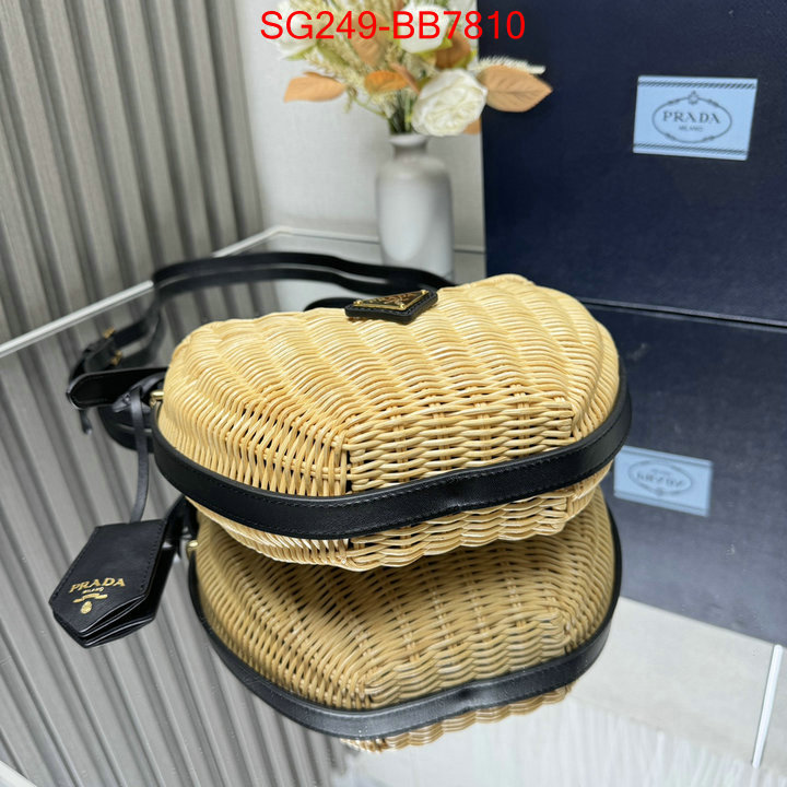 Prada Bags(TOP)-Crossbody- high quality designer ID: BB7810 $: 249USD,