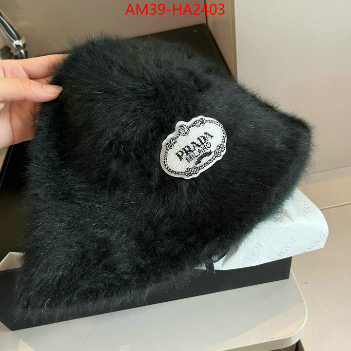 Cap (Hat)-Prada fake aaaaa ID: HA2403 $: 39USD