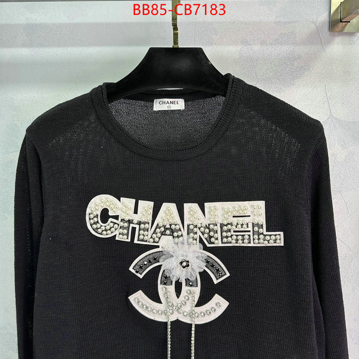 Clothing-Chanel for sale cheap now ID: CB7183 $: 85USD