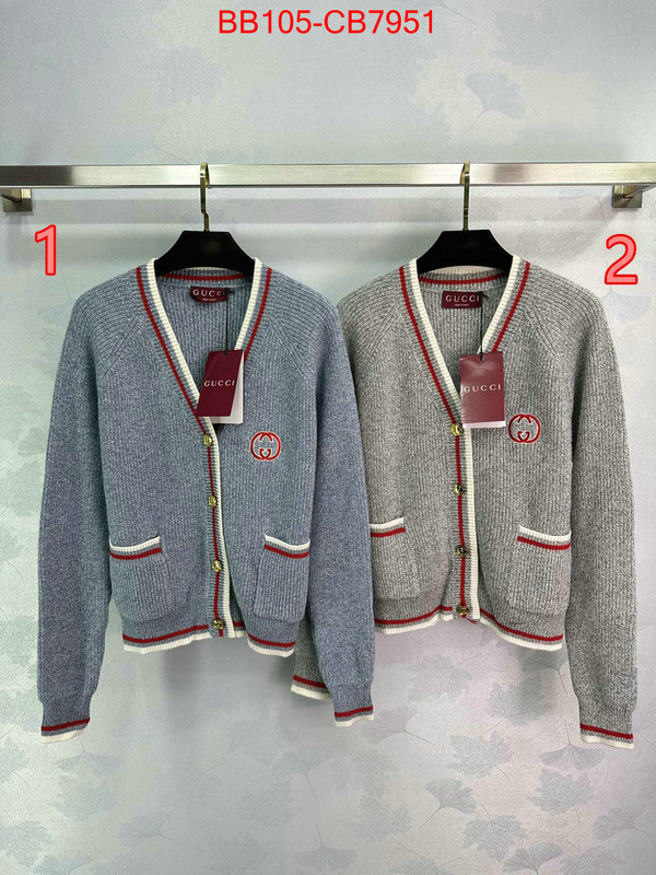 Clothing-Gucci fake high quality ID: CB7951 $: 105USD