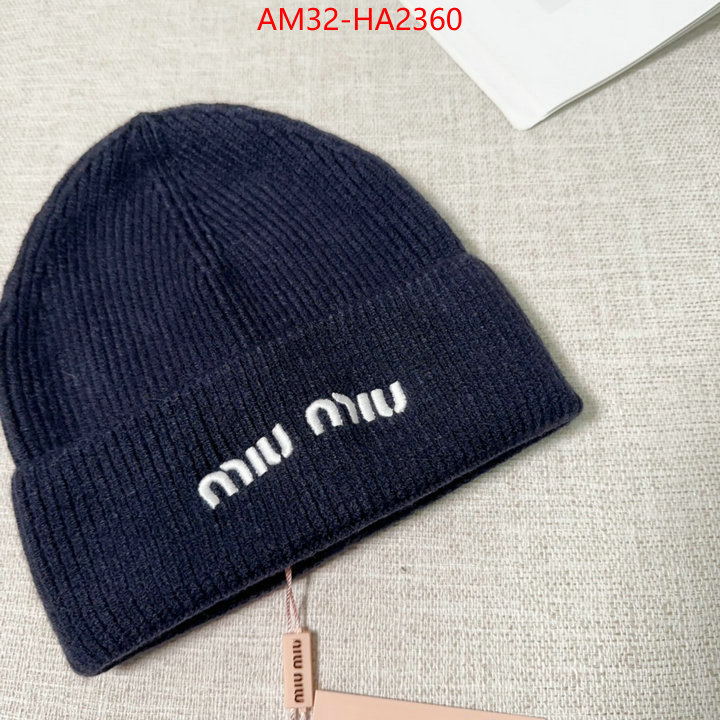 Cap(Hat)-Miu Miu replica 2024 perfect luxury ID: HA2360 $: 32USD