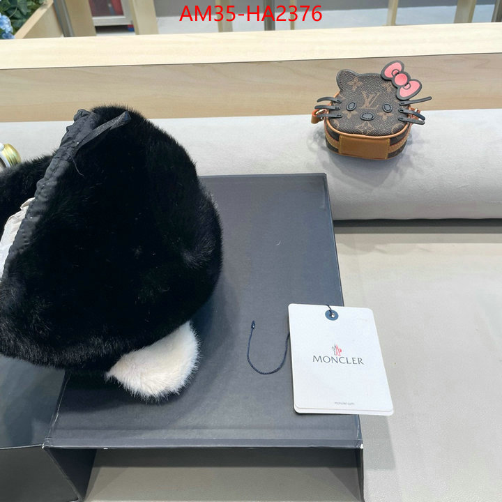 Cap(Hat)-Moncler wholesale imitation designer replicas ID: HA2376 $: 35USD