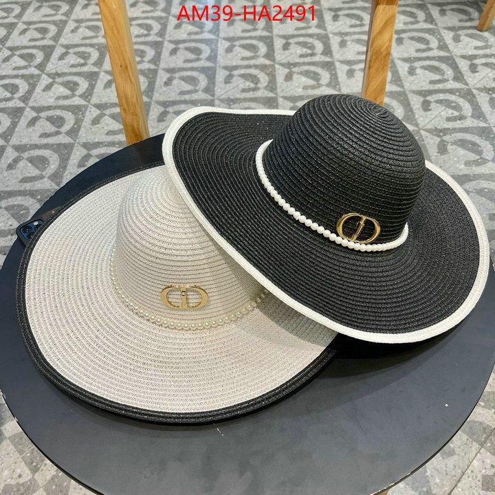 Cap (Hat)-Dior the quality replica ID: HA2491 $: 39USD