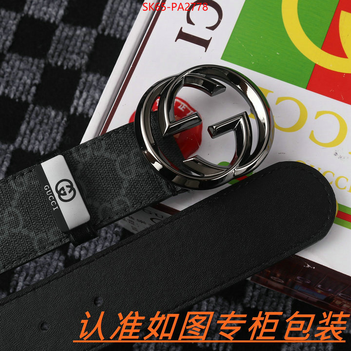 Belts-Gucci sell online luxury designer ID: PA2778 $: 65USD