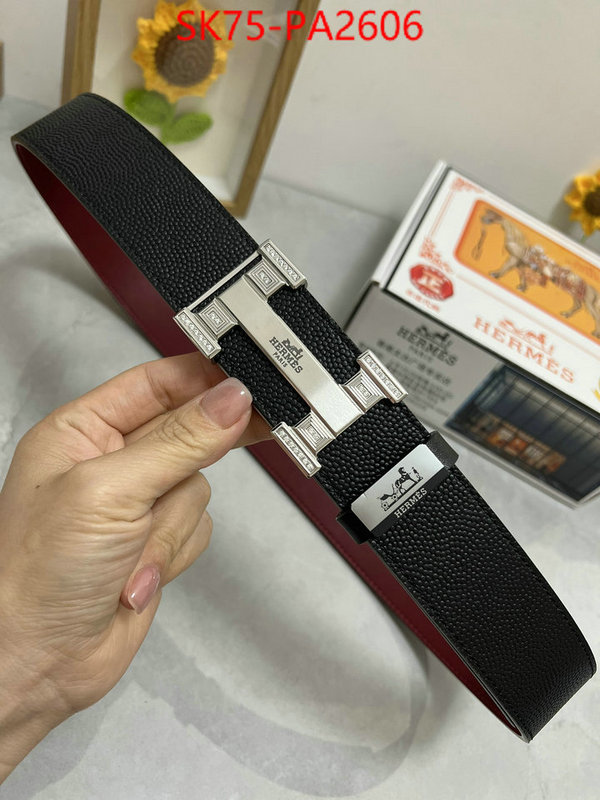 Belts-Hermes where to buy fakes ID: PA2606 $: 75USD