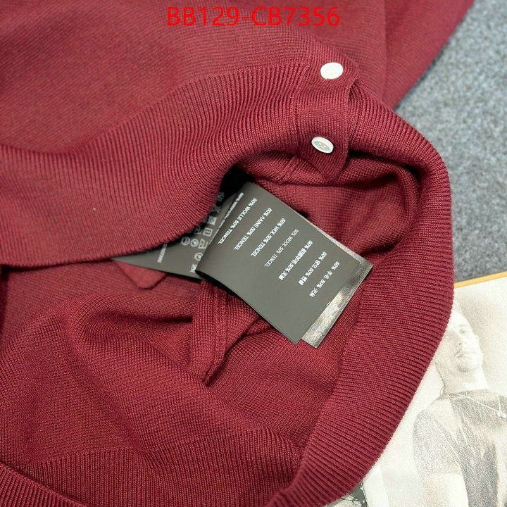 Clothing-Prada 1:1 replica ID: CB7356 $: 129USD