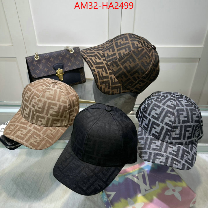 Cap(Hat)-Fendi luxury fake ID: HA2499 $: 32USD