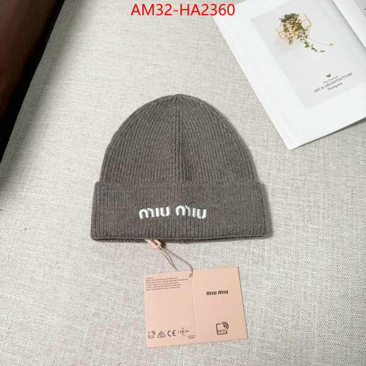 Cap(Hat)-Miu Miu replica 2024 perfect luxury ID: HA2360 $: 32USD