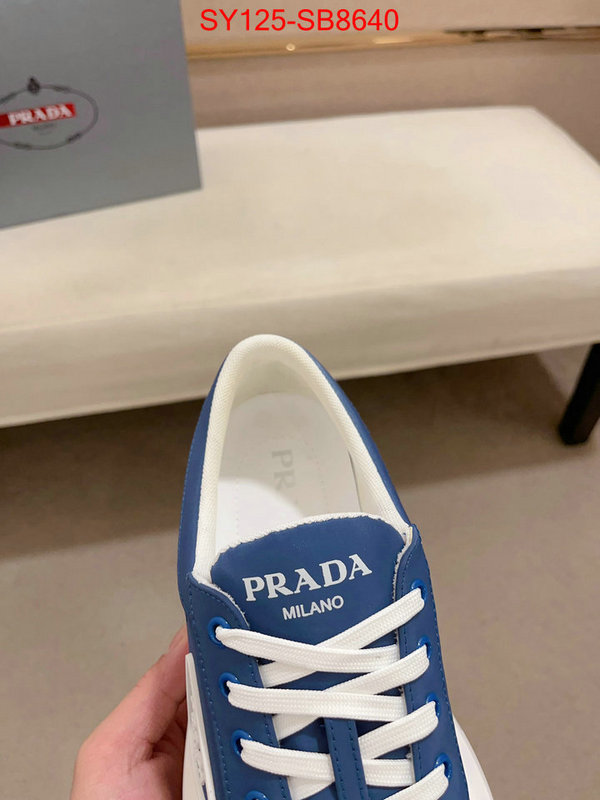 Men shoes-Prada best replica 1:1 ID: SB8640 $: 125USD