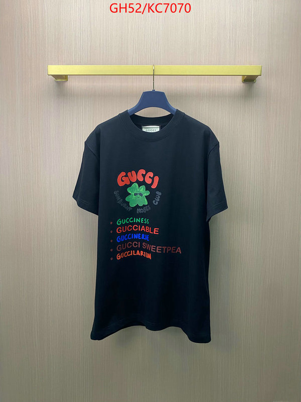 Clothing-Gucci aaaaa class replica ID: KC7070 $: 52USD