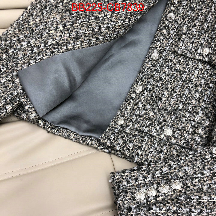 Clothing-Chanel counter quality ID: CB7839 $: 225USD