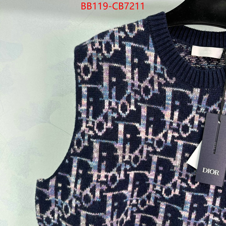 Clothing-Dior fake aaaaa ID: CB7211 $: 119USD