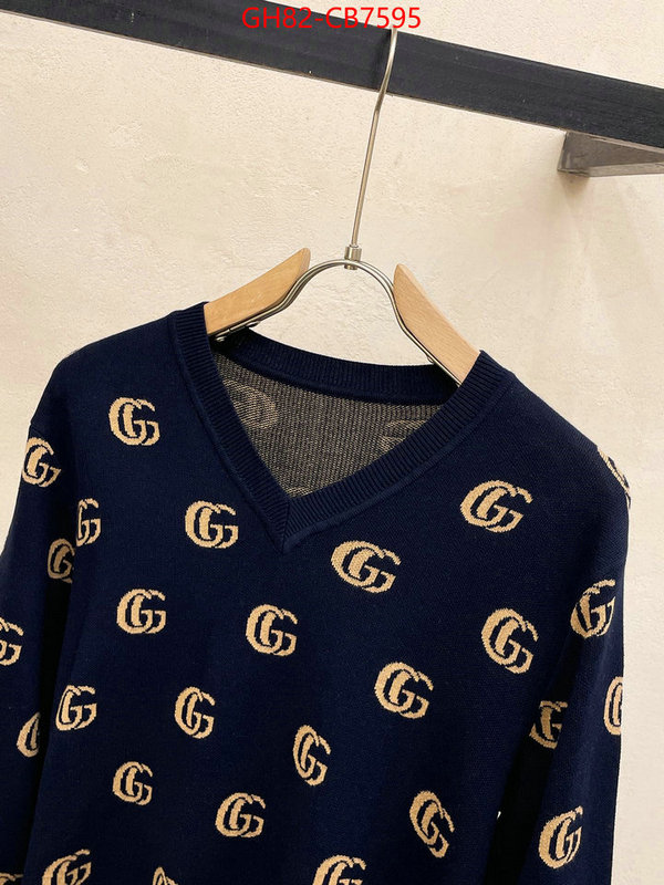 Clothing-Gucci best like ID: CB7595 $: 82USD