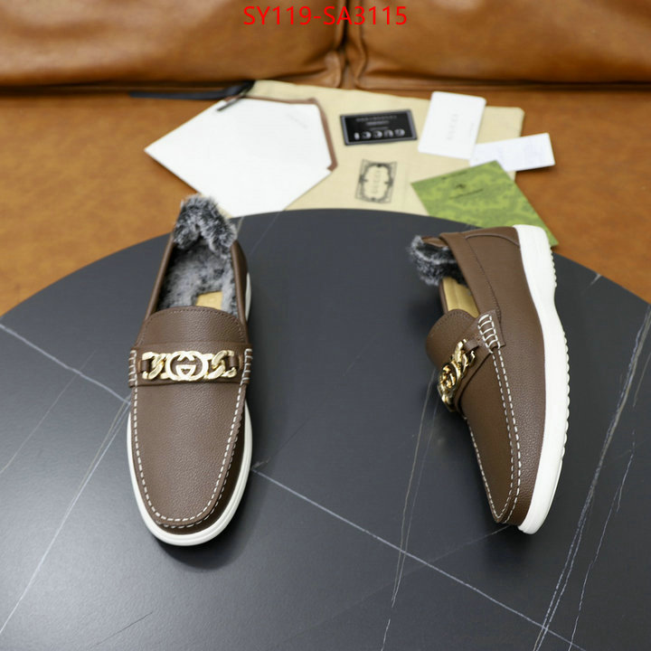 Men Shoes-Gucci 2024 replica wholesale cheap sales online ID: SA3115 $: 119USD