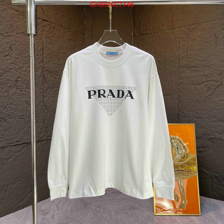 Clothing-Prada replcia cheap ID: KC7146 $: 69USD