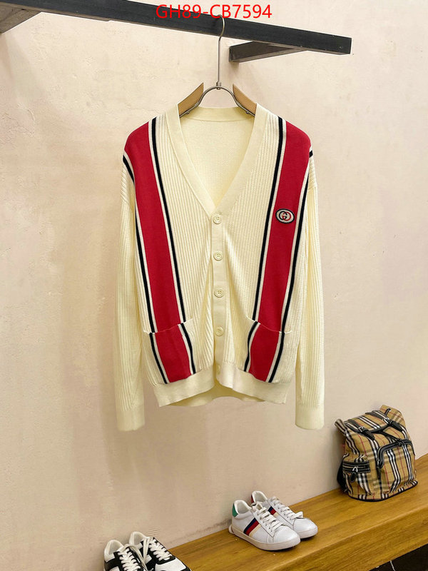 Clothing-Gucci best quality replica ID: CB7594 $: 89USD