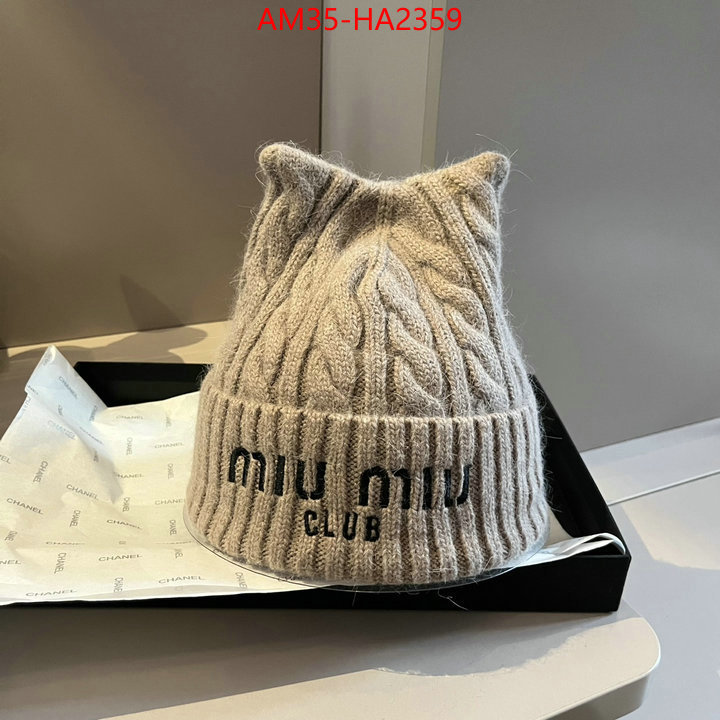 Cap(Hat)-Miu Miu sell high quality ID: HA2359 $: 35USD