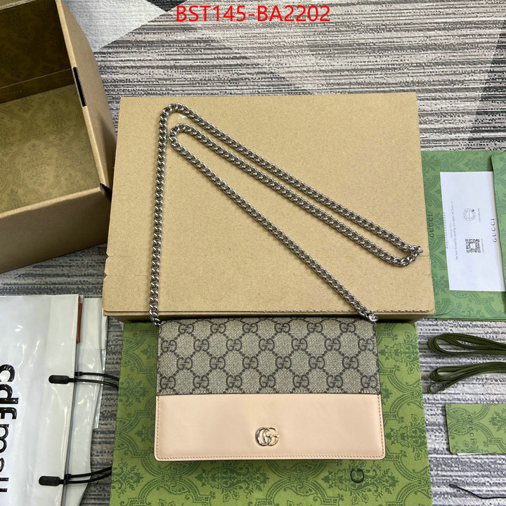 Gucci Bags(TOP)-Crossbody- replicas ID: BA2202 $: 145USD,