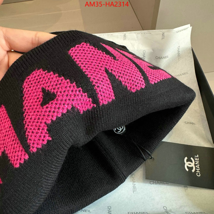 Cap (Hat)-Chanel where can i buy the best quality ID: HA2314 $: 35USD