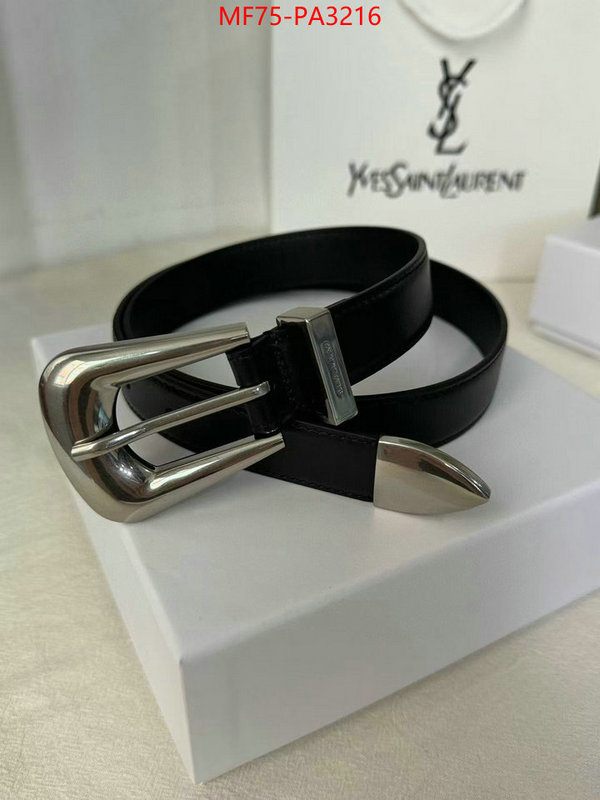 Belts-YSL shop the best high authentic quality replica ID: PA3216 $: 75USD