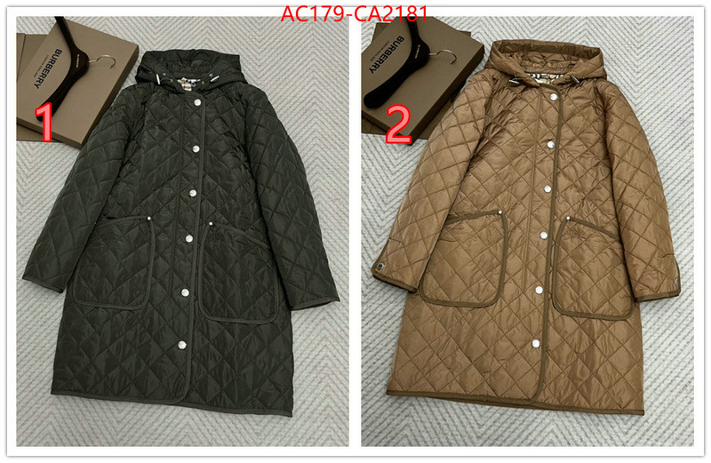 Down jacket Women-Burberry wholesale imitation designer replicas ID: CA2181 $: 179USD