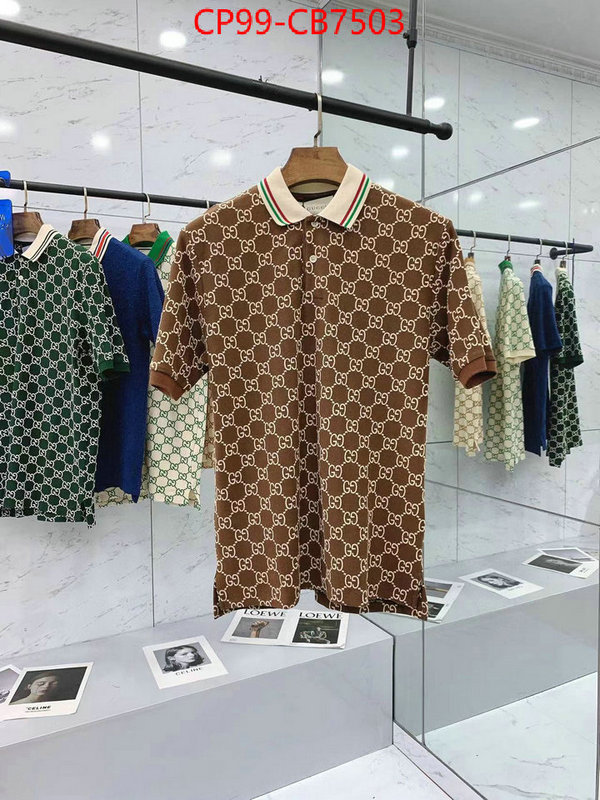 Clothing-Gucci how to find designer replica ID: CB7503 $: 99USD