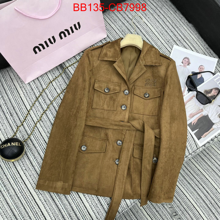 Clothing-MIU MIU buying replica ID: CB7998 $: 135USD