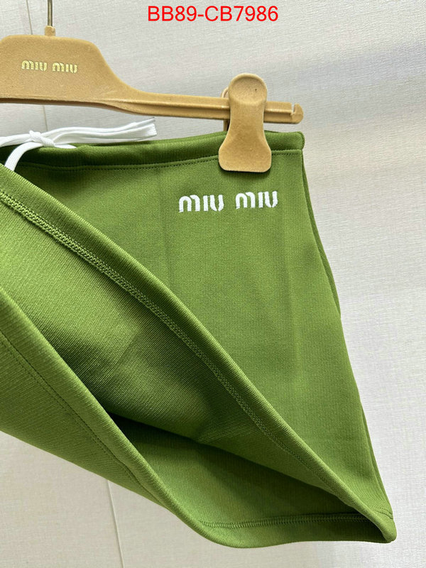 Clothing-MIU MIU best wholesale replica ID: CB7986 $: 89USD