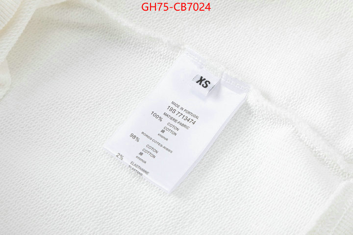 Clothing-Dior sale ID: CB7024 $: 75USD