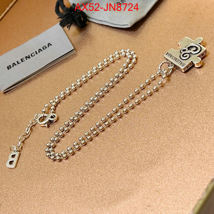 Jewelry-Balenciaga replica for cheap ID: JN8724 $: 52USD