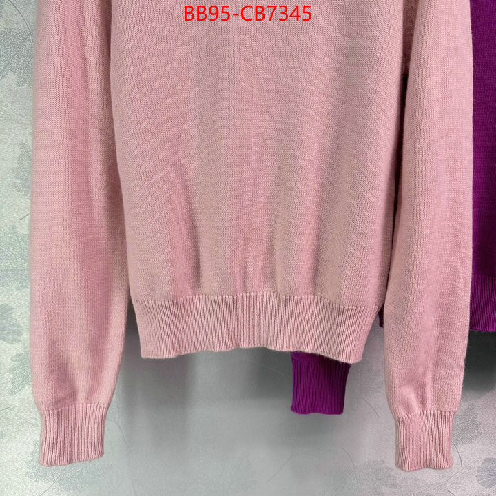 Clothing-Prada 2024 perfect replica designer ID: CB7345 $: 95USD