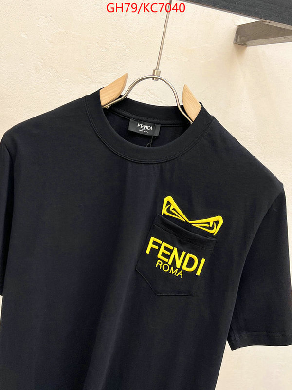 Clothing-Fendi quality replica ID: KC7040 $: 79USD