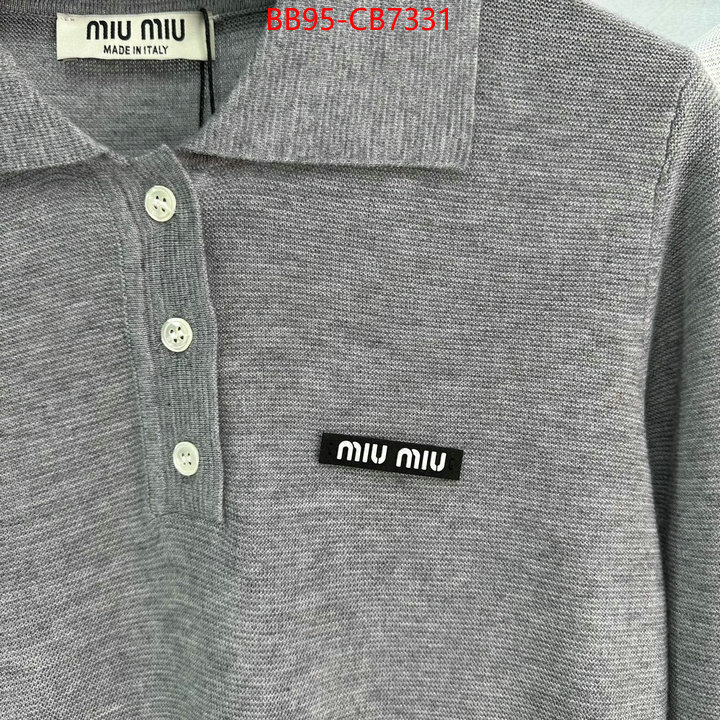 Clothing-MIU MIU replica us ID: CB7331 $: 95USD