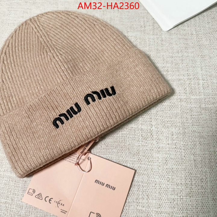 Cap(Hat)-Miu Miu replica 2024 perfect luxury ID: HA2360 $: 32USD