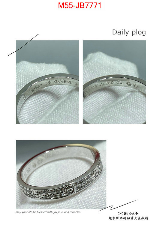 Jewelry-Cartier highest quality replica ID：JB7771 $: 55USD