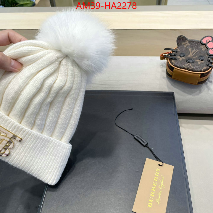 Cap(Hat)-Burberry where quality designer replica ID: HA2278 $: 39USD