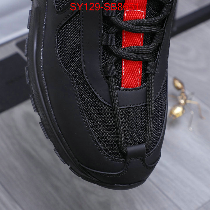 Men shoes-Prada replica aaaaa+ designer ID: SB8651 $: 129USD