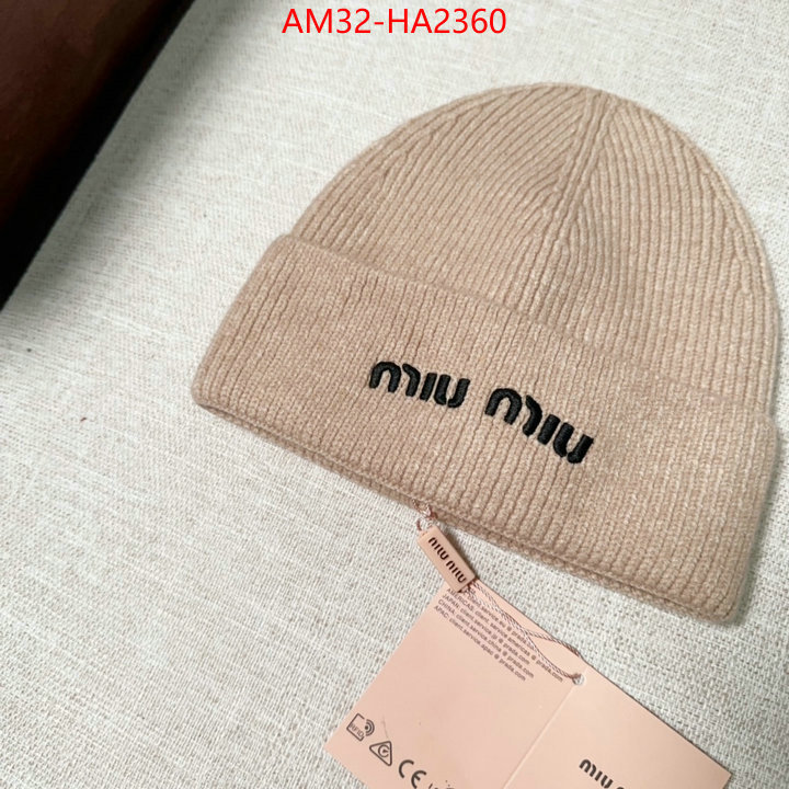 Cap(Hat)-Miu Miu replica 2024 perfect luxury ID: HA2360 $: 32USD