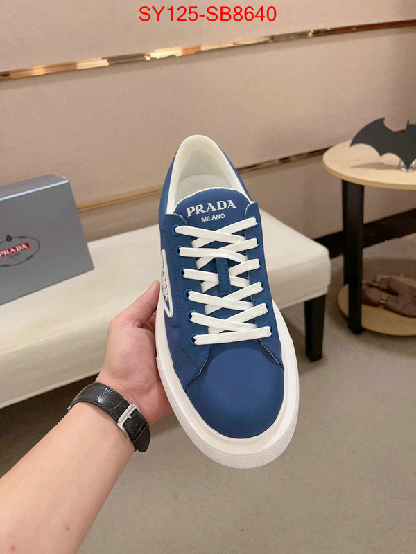 Men shoes-Prada best replica 1:1 ID: SB8640 $: 125USD