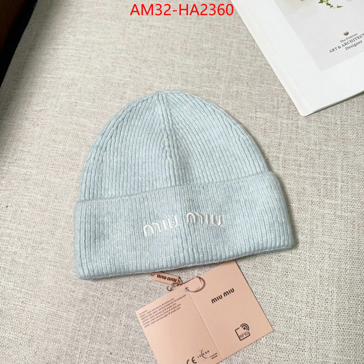 Cap(Hat)-Miu Miu replica 2024 perfect luxury ID: HA2360 $: 32USD