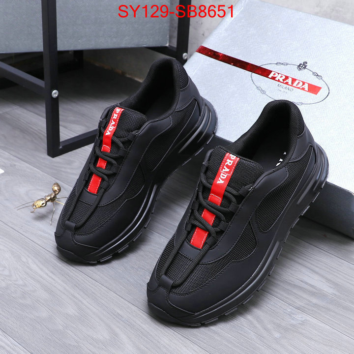 Men shoes-Prada replica aaaaa+ designer ID: SB8651 $: 129USD