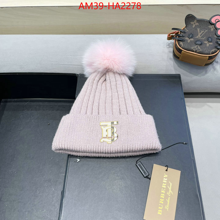 Cap(Hat)-Burberry where quality designer replica ID: HA2278 $: 39USD