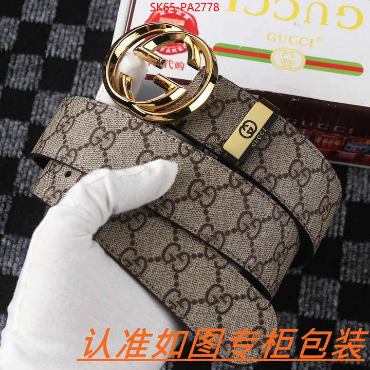 Belts-Gucci sell online luxury designer ID: PA2778 $: 65USD