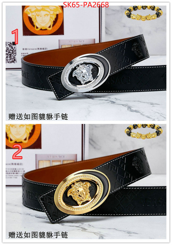 Belts-Versace designer 1:1 replica ID: PA2668 $: 65USD